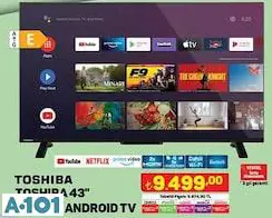 TOSHİBA 43LL2C63DT 43 FULL HD SMART LED TV AKILLI TELEVİZYON